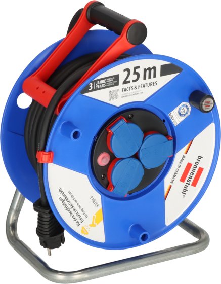 Brennenstuhl Garant IP44 cable reel for site & professional 25m H07RN-F 3G2.5