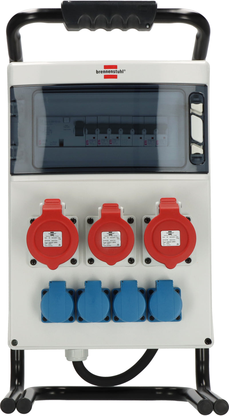 Distribuidor de energia móvel Brennenstuhl BSV 4 IP44 - 2x32A+1x16A