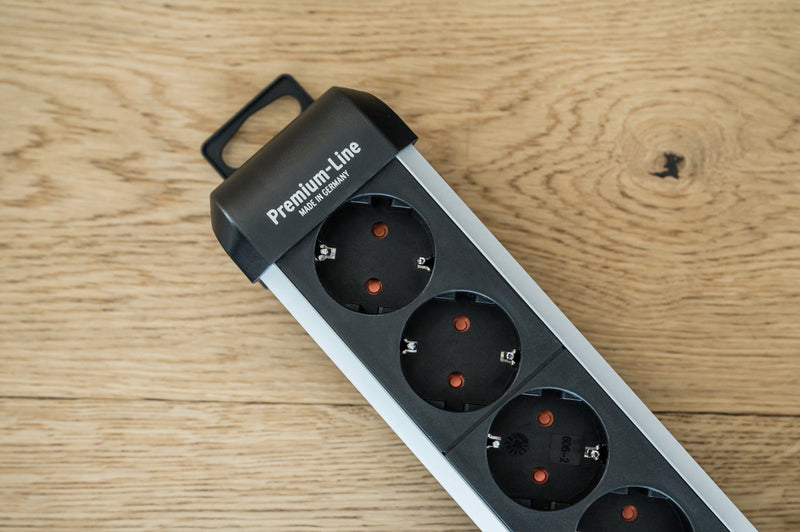 Brennenstuhl Premium Alu-Line 4-way Extension Lead 3G1.5 x 1.8m