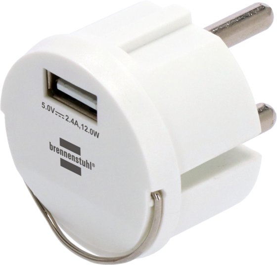 Brennenstuhl USB Socket Adapter 2.4A white