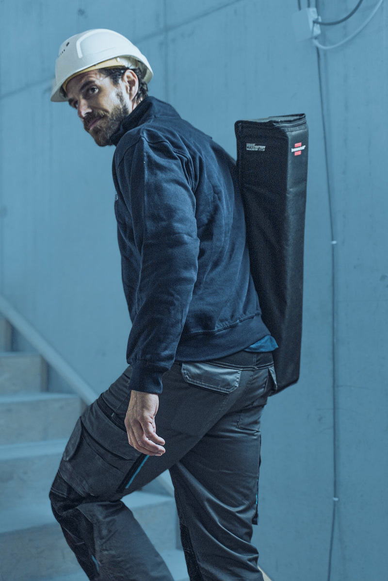 Luz de trabalho telescópica LED com bateria múltipla Brennenstuhl (compatível com baterias de 18 V de 10 marcas diferentes)