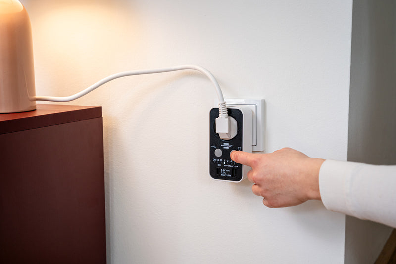 Temporizador Digital com USB A e USB C Brennenstuhl