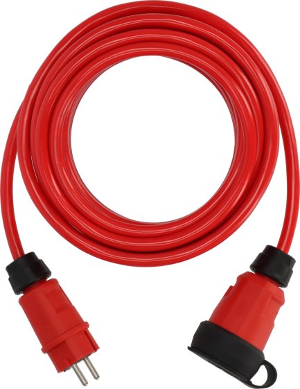 Brennenstuhl Professional Extension Cable VQ 1200 IP44, 10m red H07BQ-F 3G2,5