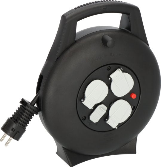 Brennenstuhl Vario-Line Cable Box VL2-X 3-fold with USB-Charger black 10m H05VV-F 3G1.5