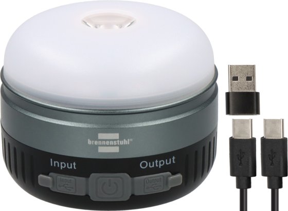 Brennenstuhl Luz LED Solar Recarregável para Exterior OLI 400 AS, 450lm, IP54