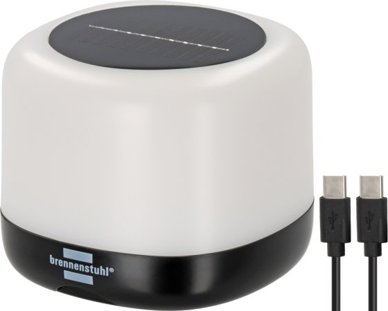 Luz LED solar recarregável para exterior Brennenstuhl GL 400 AS, 400lm, IP44