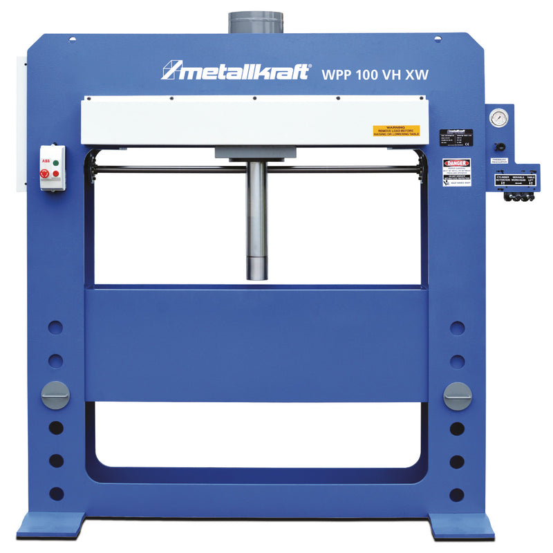 Prensa de taller totalmente hidráulica Metallkraft (WPP 100 VH XW)