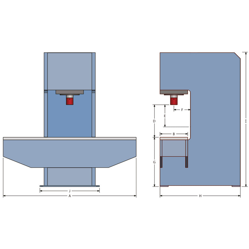 Straightening Press Metallkraft (RFP 200)