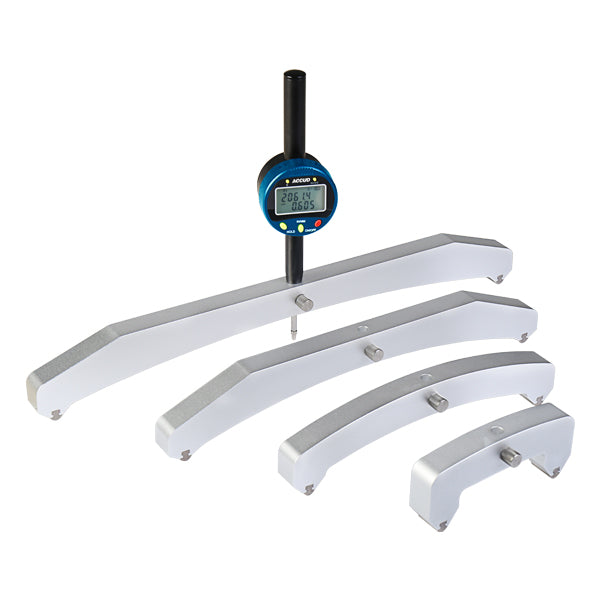 Accud (406-EN) Large Range Digital Radius Gauge
