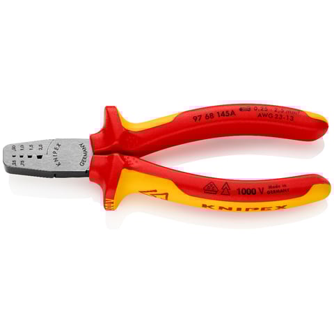 Knipex (97 68 145 A) Crimping Pliers for wire ferrules