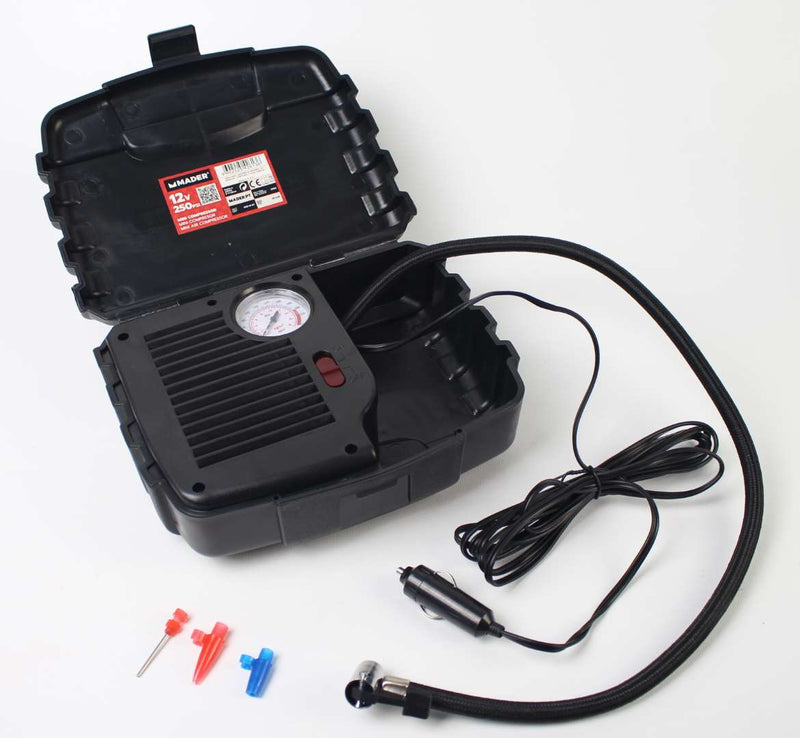 Mini compresor de aire, 250 PSI, 12 V - MADER®