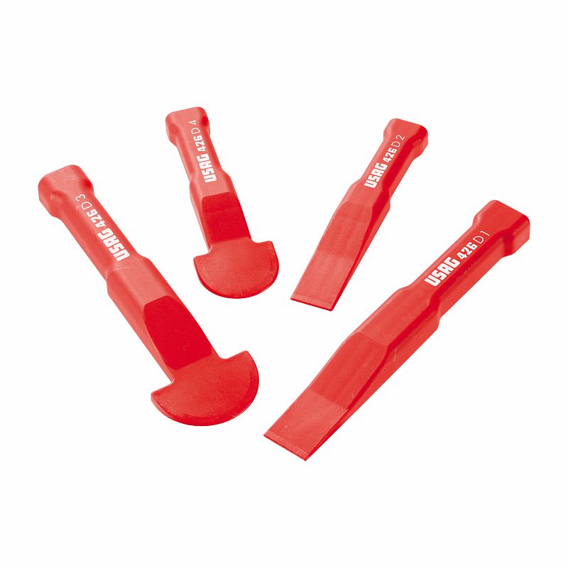 USAG (426 D/S4) Juego de 4 raspadores separadores de plástico