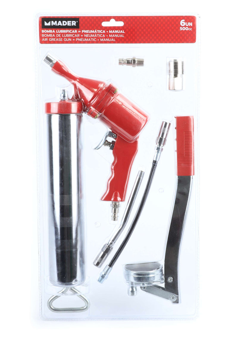 Bomba Lubrificar Manual + Pneumática, 500CC