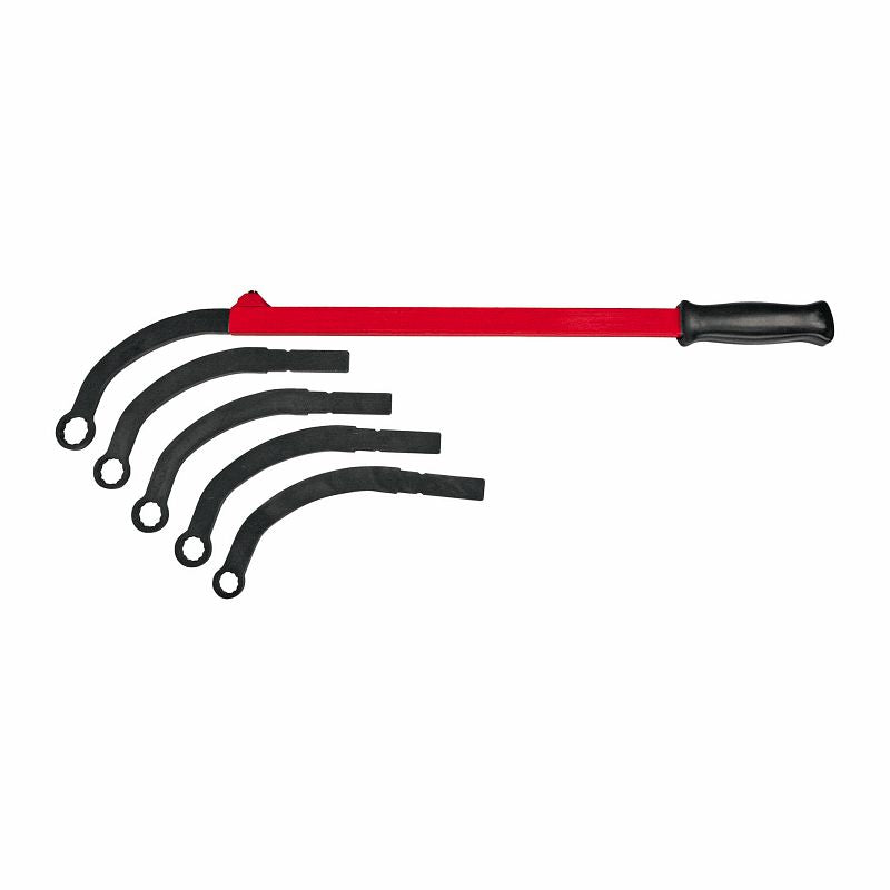 USAG (435 E/S5) Juego de 5 llaves de anillo bihexagonales para tuercas de tensión de correa