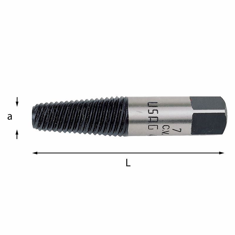 Extractores cónicos USAG (458) para pernos y espárragos rotos