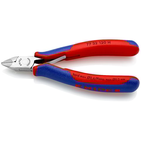 Knipex (77 32 120 H) Electronics Diagonal Cutter with carbide cutting edges