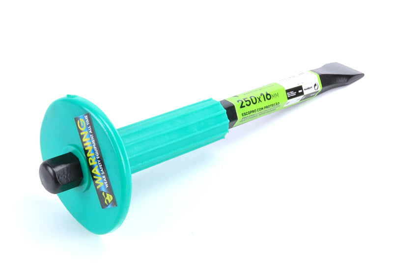 Flat Chisel, Reinforced with Protection, 16x250mm - SAURIUM®