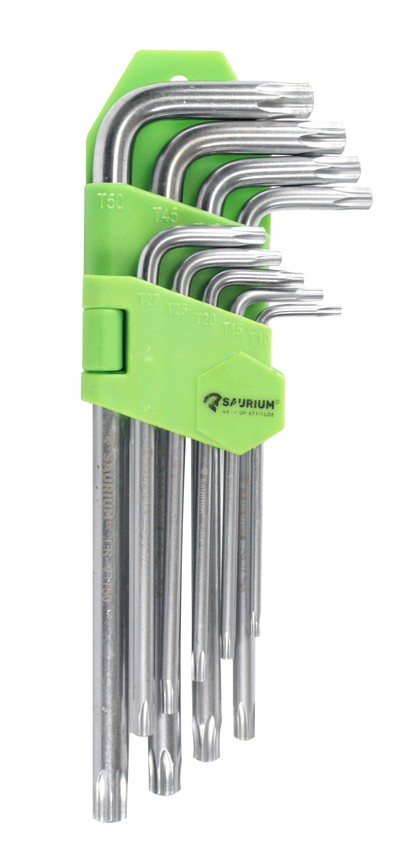 Llave Torx larga de 9 puntas, cromo vanadio - SAURIUM®
