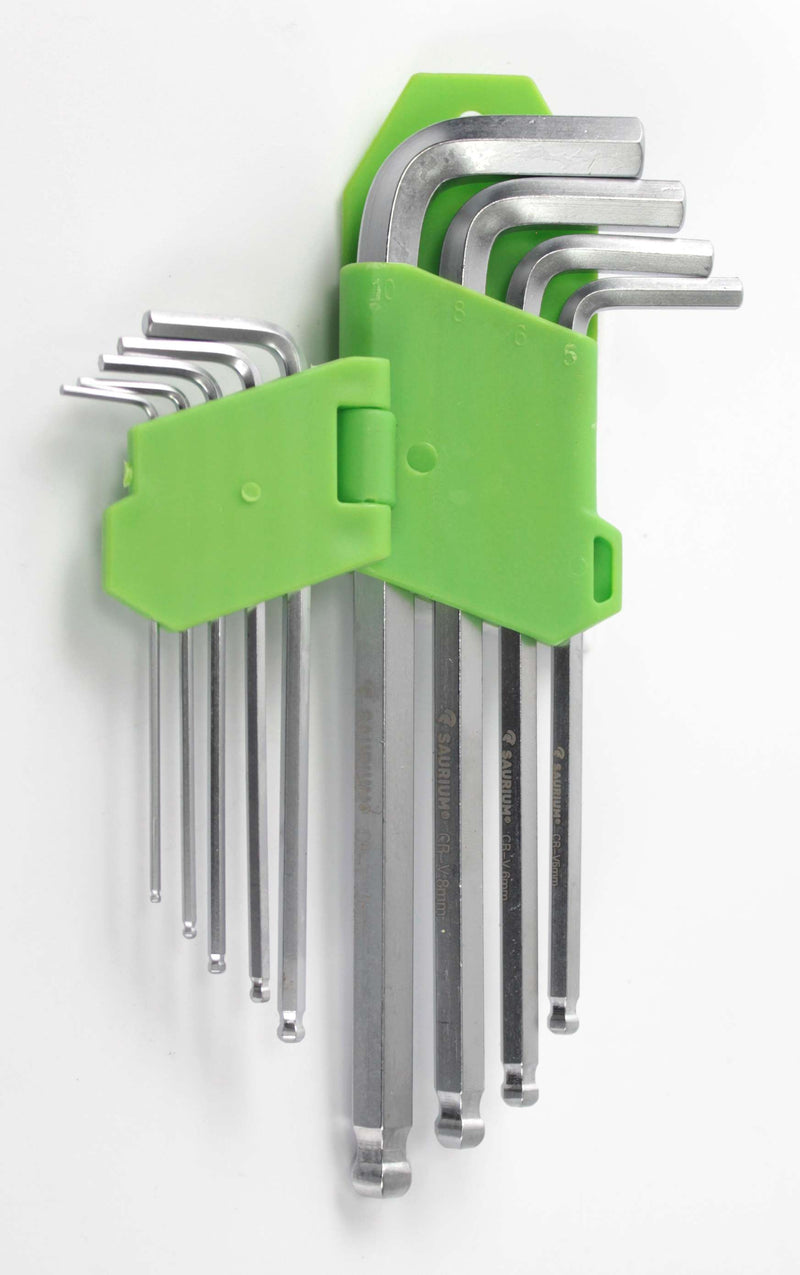 Allen Key, Long with Ballpoint, 9un - SAURIUM®