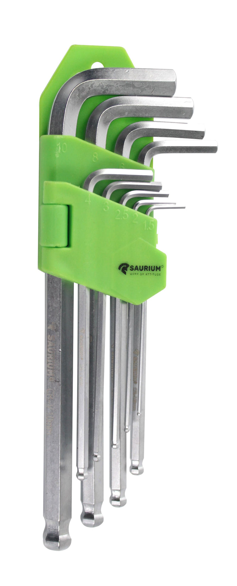 Allen Key, Long with Ballpoint, 9un - SAURIUM®