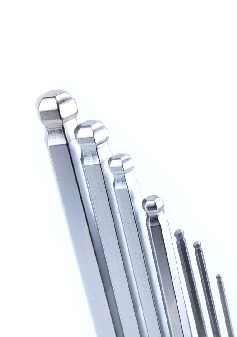 Allen Key, Long with Ballpoint, 9un - SAURIUM®