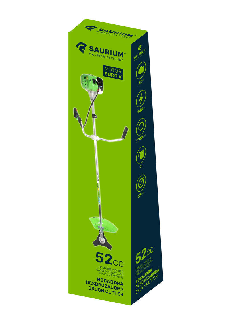 Brushcutter, 52cc, Soft Start System - SAURIUM®