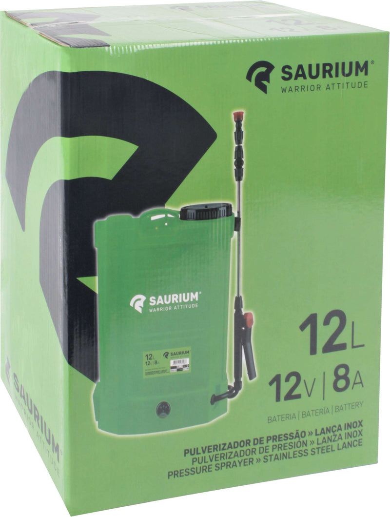 Pulverizador Bateria, 12L, Mochila, 0.45MPa