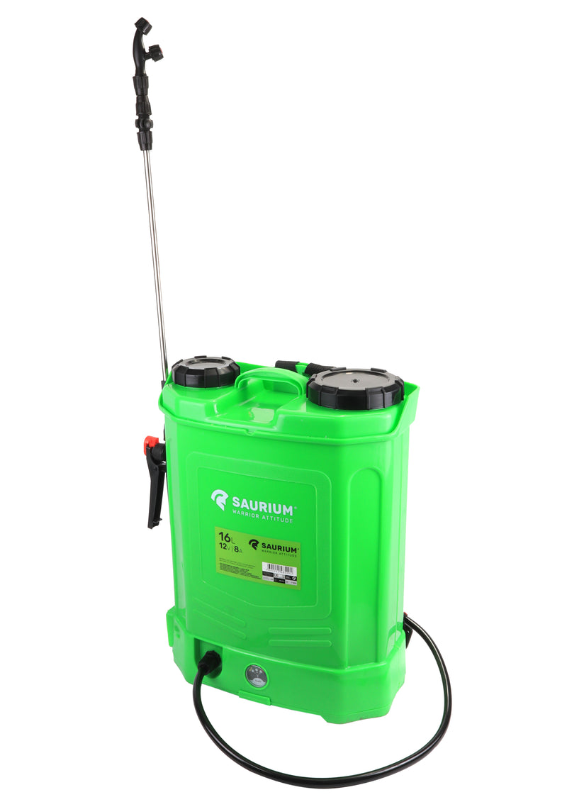 Pulverizador Bateria Lítio, 16L, Mochila, 0.45MPa