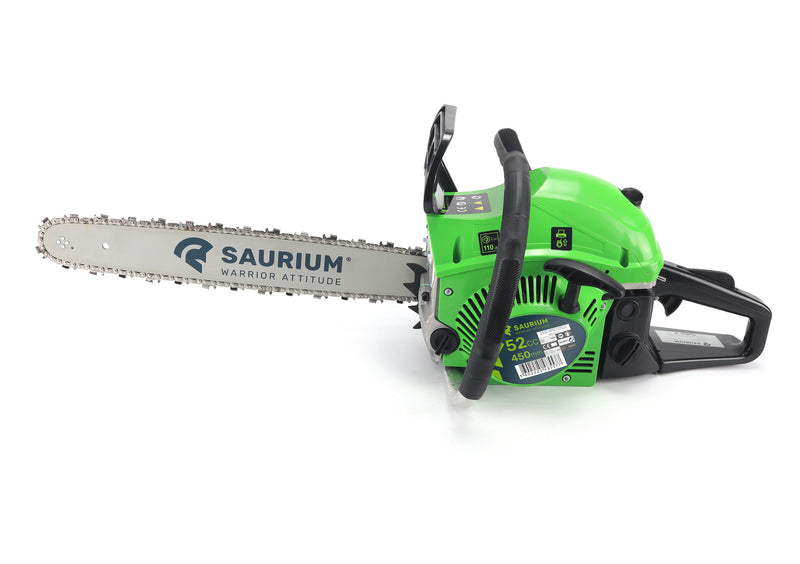 Motosierra de 52 cc y 18 pulgadas, arranque suave - SAURIUM®