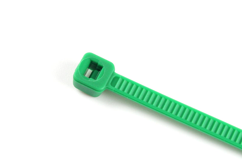 Plastic Cable Tie, Green, 2.5x200mm, 200Un - SAURIUM®