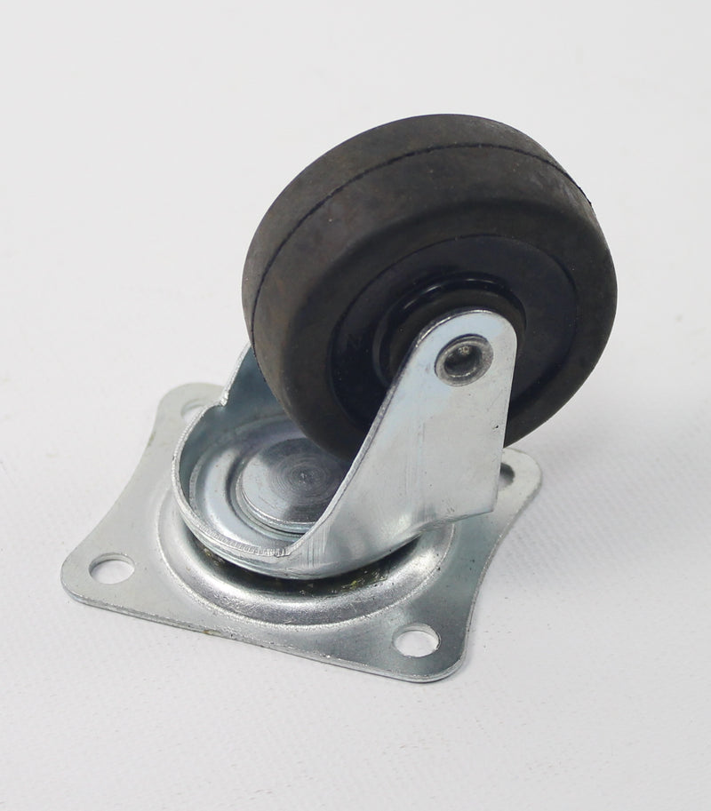 Rodizio Borracha Giratório, 50mm, 4un