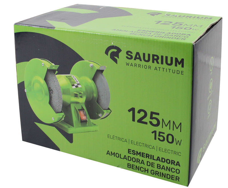 Amoladora de banco, 150 W, 125 mm - SAURIUM®