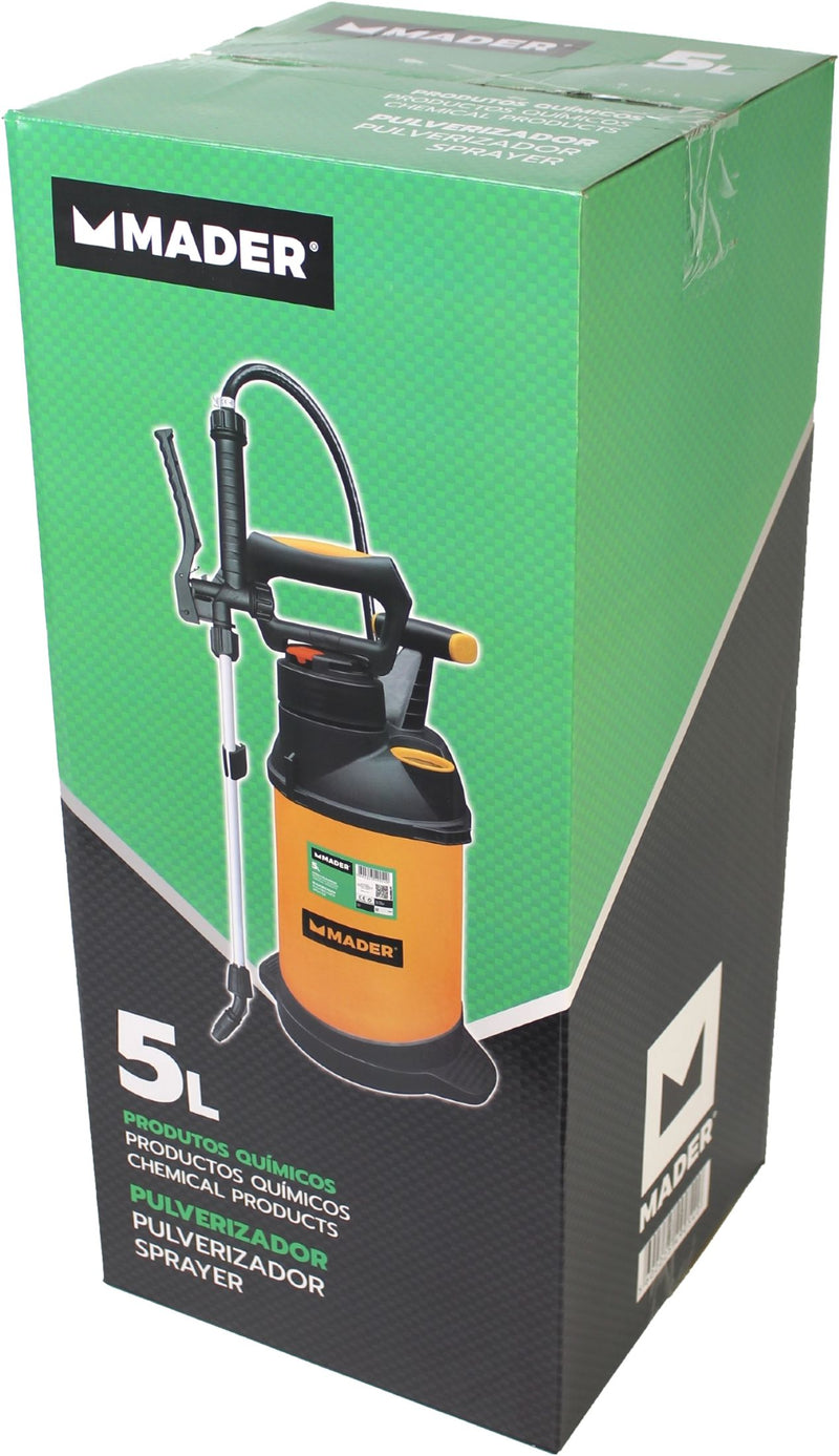 Pulverizador a presión de 5L para productos químicos - MADER®