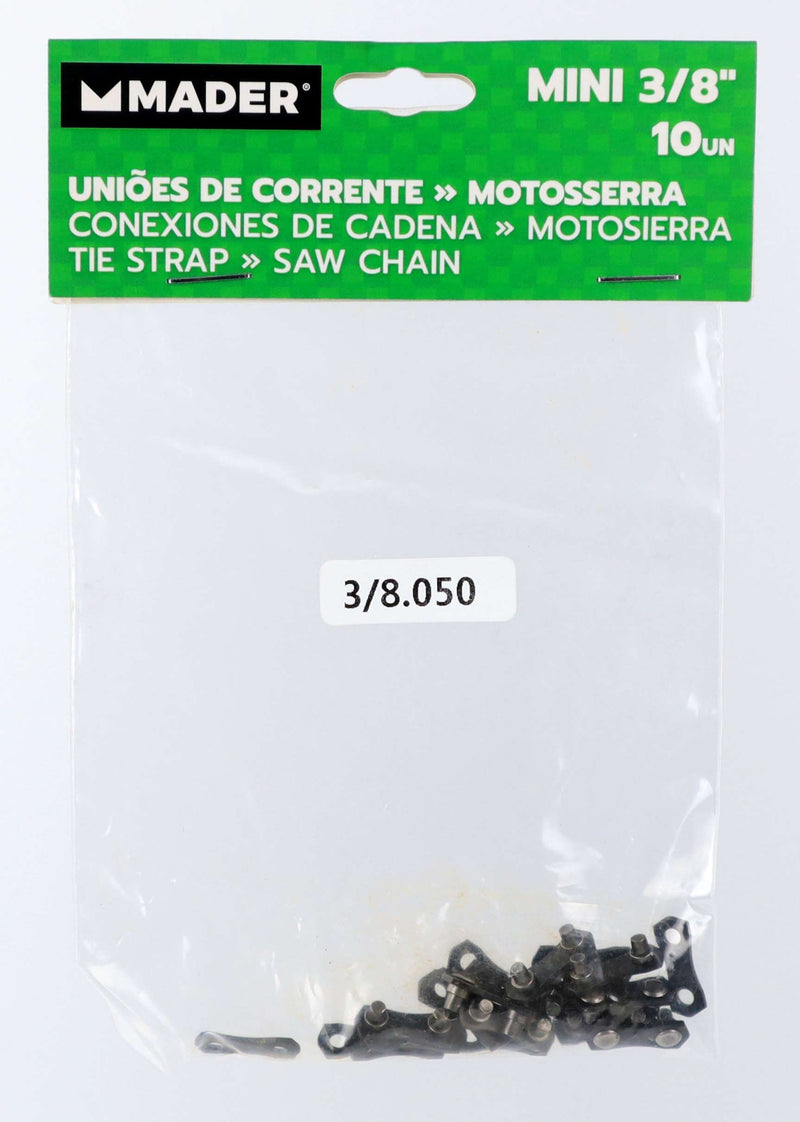 Uniões de Corrente para Motosserra 3/8" Mini, 10Un