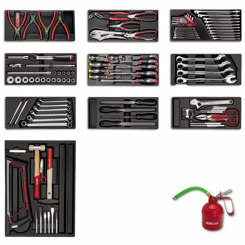 USAG (495 I2) Assortment For Industrial Maintenance (103 Pcs.) - 4 Drawers