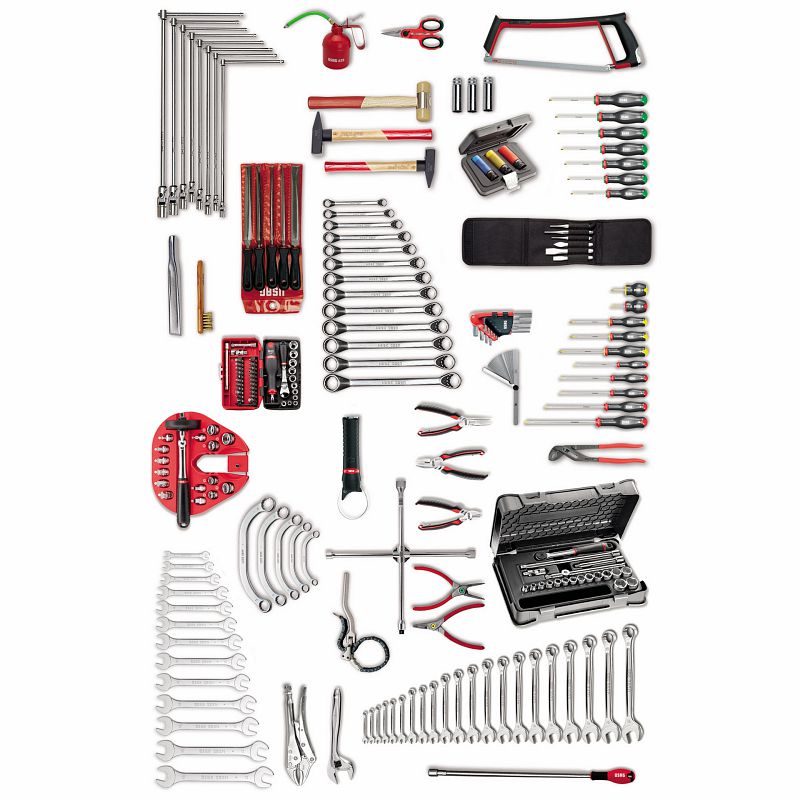 USAG (496 B3) Assortment For Car Repair (203 Pcs.)