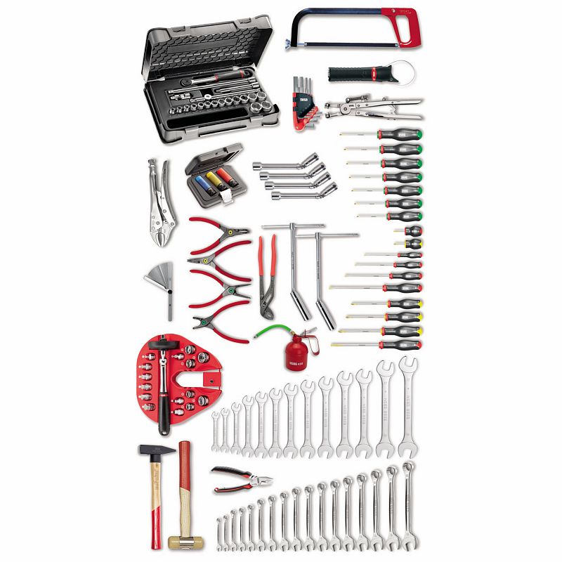 USAG (496 B5) Assortment For Car Repair (118 Pcs.)