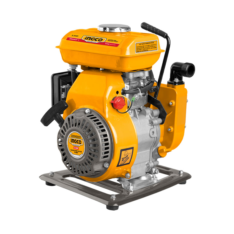 Bomba de agua a gasolina INGCO (GWP102) 2,5 HP 105 cc 1"