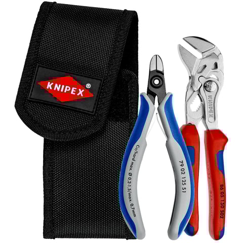 Knipex (00 19 72 V01) Cable Tie Cutting Set 1 x 86 05 150 S02, 1 x 79 02 125 S1