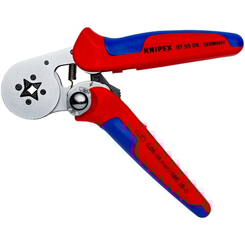 Knipex (97 55 04) Self-Adjusting Crimping Pliers for wire ferrules With lateral access