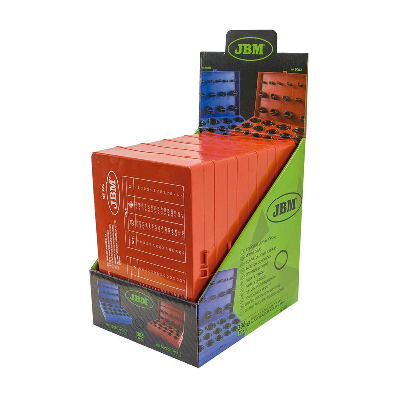 Conjunto de anilhas de vedação JBM (50652) Imperial O-Ring, 382 peças