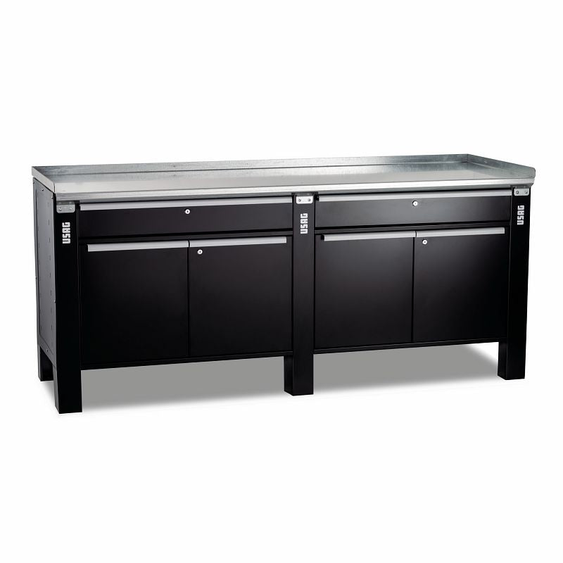 Estação de trabalho USAG (506 KA) com tampo em chapa de aço