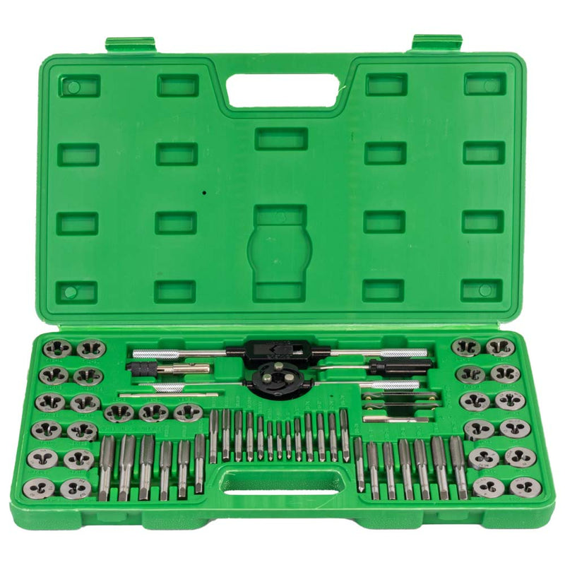 JBM (50793) Estojo Métrico com 60 Peças de Machos e Cossinetes Combinados Métricos e Imperiais