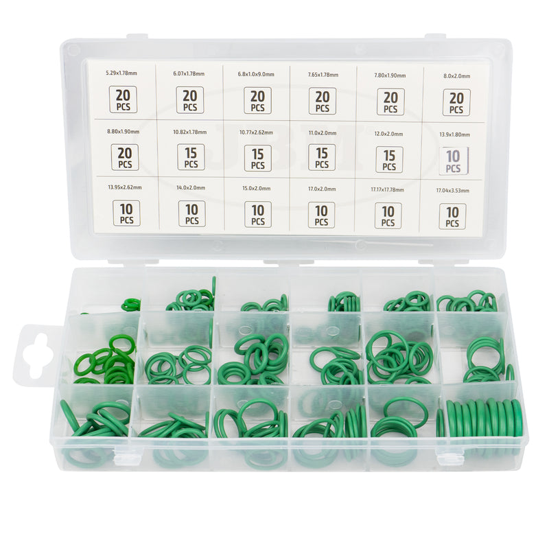 JBM (50807) Air Conditioning Rubber O-Ring Assortment 270pcs