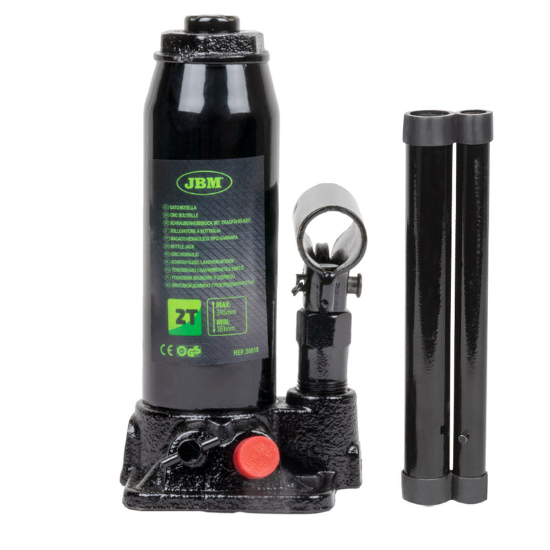 JBM (50819) Gato hidráulico de botella de 2 toneladas