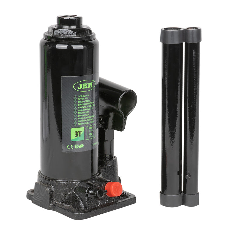Gato hidráulico de botella JBM (50820) de 3 toneladas