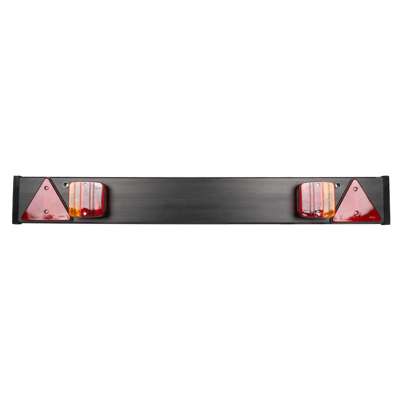 JBM (50910) Trailer Towing Bar  With 2 Rear Lights An 2 Triangular Reflectors 1100x140mm