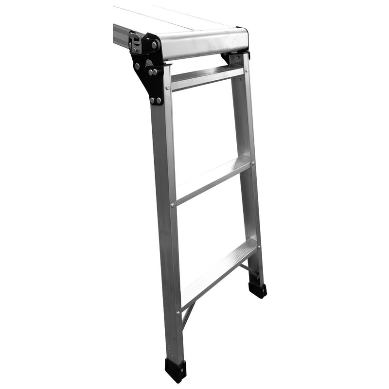 Plataforma de trabalho em alumínio com degrau grande JBM (50913)