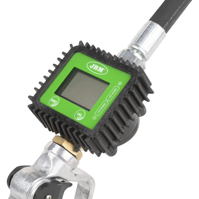 Kit de bomba de óleo pneumática JBM (50935) com medidor digital na extremidade da mangueira