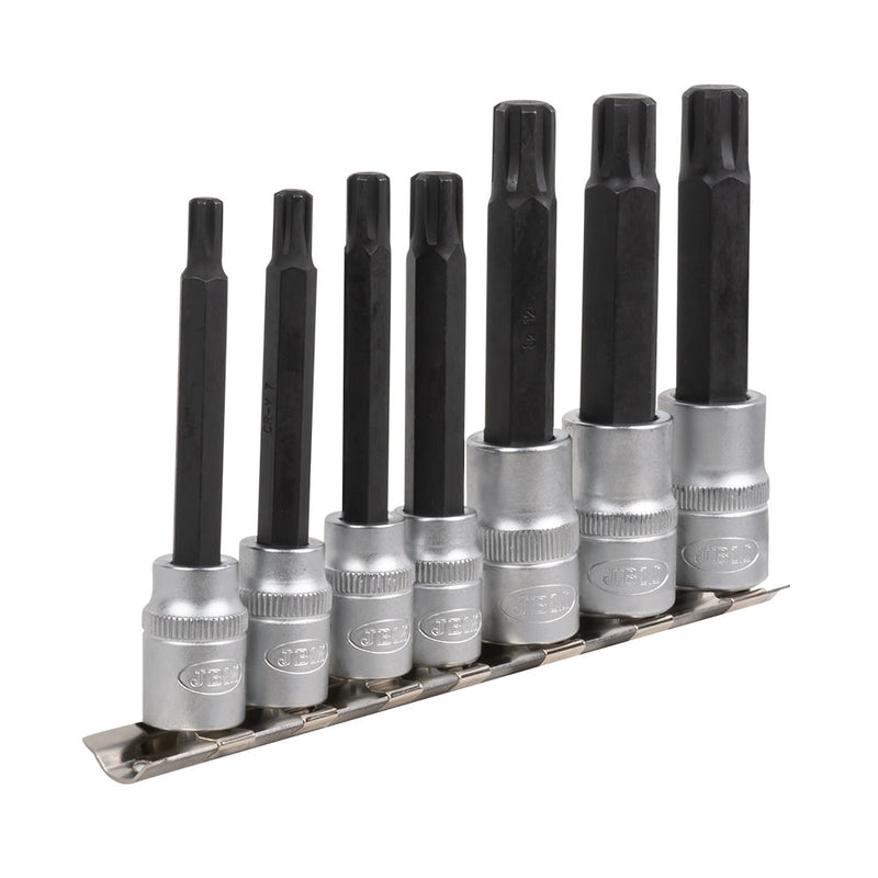 JBM (50980) 7-Piece Set Of Ribe Bits With 1/2" And 3/8" Sockets